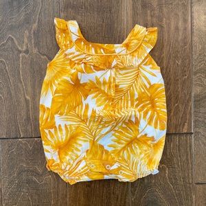 Janie and Jack Palm Romper